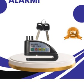 Resim Epilons Taşınabilir Alarm Disk Kilidi Motosiklet Scooter Bisiklet Güvenlik 