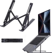 Resim Taşınabilir Laptop Stant Bilgisayar Stant Notebook Stant Tüm Laptoplarla Uyumlu Siyah Robeve