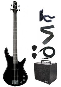 Resim Ibanez Gsr180-bk Gıo Serisi Siyah 4 Telli Elektro Bas Gitar Set 