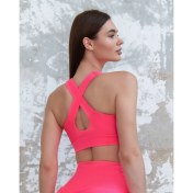 Resim Bugasy Neon Pembe Destekli Toparlayıcı Spor Sütyen 