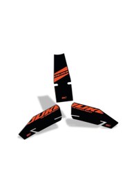 Resim GP Kompozit KTM Duke 390 2024 Uyumlu Tank Pad Seti Siyah 