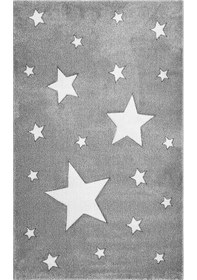 Resim Eko Halı Eko Kids Kds 12 Grey Hav Toz Vermez Çocuk Odası Halısı - 120x180 Gri 