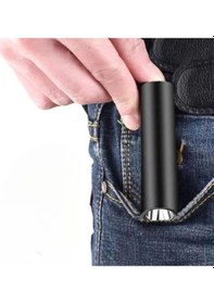 Resim Ollevra Mini Cep Boy Led Uv Mor Işık El Feneri Oje Kurutucu Para Kontol Cihazı Usb İle Şarj Olur Siyah 