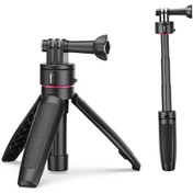 Resim Yifomall Ulanzi 4 Kademeli Ayarlanabilir Spor Kamera Çekim Çubuğu Ve Tripod - Gopro, Insta360 Uyumlu 