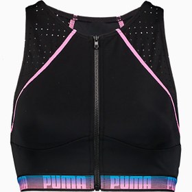 Resim PUMA SWIM Kadın Fermuarlı Bikini Üstü 