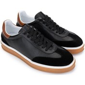 Resim Tamer Tanca Erkek Hakiki Deri Siyah Sneakers & Spor Ayakkabı 978 300 Erk Ayk Y25 Sıyah Siyah 