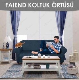 Resim Balpeteği 3 Kişilik Antrasit Lastikli Kanepe Örtüsü Lastikli Koltuk Örtüsü Koltuk Kılıfı Antrasit 
