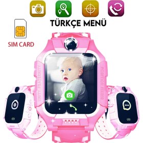 Resim Onkatech Sim Kartlı Lbs Konum Takipli Akıllı Çocuk Saati 