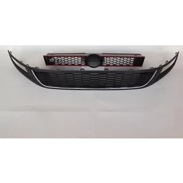 Resim Volkswagen Polo 2009 2013 Gti Panjur Krom Orta Izgara Seti 
