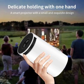 Resim Turco HY300 Stargazer Android Projeksiyon Cihazı 720P 120ANSI Wifi Bluetooth Ev Sinema Projektörü 