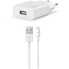 Resim Ttec Lightning 10.5 Watt Hızlı Şarj Aleti Beyaz 
