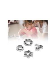 Resim Kek Kalıbı - Bisküvi Kalıbı - Fondan Kalıbı 12 Adet Evv-elexlby15 Çok Renkli 