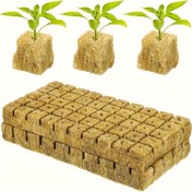 Resim EcoGrow 50/100/200 Paket Fiberglas Hidroponik Bitki Toprak Küpleri, Bitki Yetiştirme ve Büyüme için Tekrar Kullanılabilir Besin Bud Cihazı Konteyneri, Elektrik veya Pil Gerektirmez 