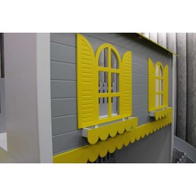 Resim bebetu mobilya Alaçatı Kaydıraklı Yavru Yataklı Ranza 