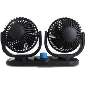 Resim Beyaztuning 24 Volt Çift Başlı 4 Inch Araç İçi Fan Oto Vantilatör 