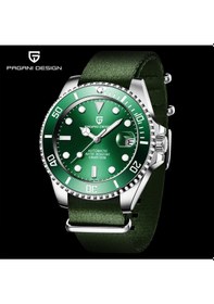 Resim Pagani Design Pd-1639 Submariner Lüks Paslanmaz Çelik 100m Su Geçirmez Safir Cam İş Spor Otomatik Erkek Saati Haki Diğer 
