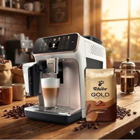 Resim Philips 5500 Serisi LatteGo Tam Otomatik Kahve Makinesi - Hem Sıcak Hem Buzlu Kahve (20 Çeşit) 