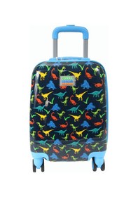 Resim Coral High Kids Lacivert Mavi Dinazor Desenli Çocuk Valizi 16748 