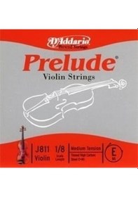 Resim D'Addario J811 Keman Tel - 1 Numara Mi Teli - E 