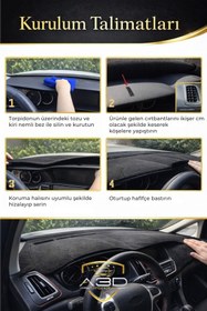 Resim A3D TORPİDO KORUMA Toyota Camry (2007-2012) Torpido Koruma Koruyucu Panel Örtüsü 