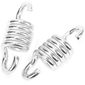 Resim Tenfowee 2 Adet 8mm Camurlu Demir Salıncak Yayları - 500kg Yük Kapasitesi, Dış Mekan/ayranlık Salıncakları İçin Dayanıklı Aksesuar 