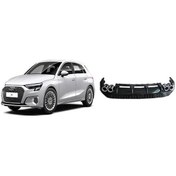 Resim Audi A3 Hb 2021+ Çift Egzoz Difüzör 