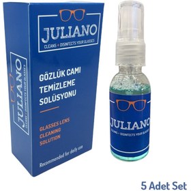Resim JULIANO 5 Adet Gözlük Temizleme Antistatik Solusyon Sprey Set 