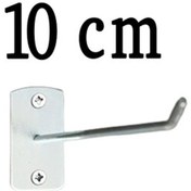 Resim 100 Adet 10 Cm Duvara Ve Suntaya Monte Kanca, Bijuteri Askı Metal 