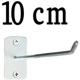 Resim 100 Adet 10 Cm Duvara Ve Suntaya Monte Kanca, Bijuteri Askı Metal 