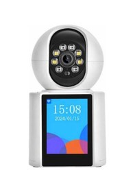Resim Apricot Ekranlı Akıllı Bebek Kamerası Görüntülü ve Sesli Görüşme Yapan Wi-fi Ip Güvenlik Kamerası 