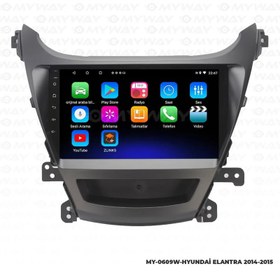 Resim MYWAYY HYUNDAİ ELANTRA ANDROİD 12 Uyumlu MULTİMEDYA CARPLAY 2GB RAM+32GB HDD 2014-2015 NAVİGASYON EKRAN 