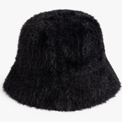 Resim Kadın Peluş Bucket Şapka 