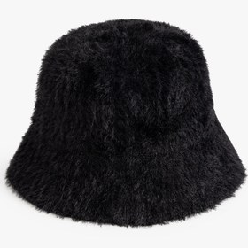 Resim Kadın Peluş Bucket Şapka 