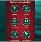 Resim Vkemall Bluetooth Hoparlör Jy-68 Bt Kablosuz Hoparlör Fm Radyo Subwoofer 1500mah Ses Çubuğu Stereo Müzik Ça 