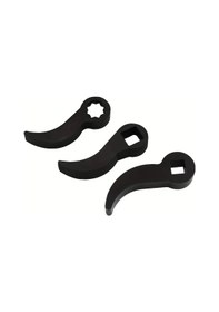 Resim Fochsia 3 Parça Yüksek Dayanımlı Levye Adaptörü 1/2 Ve 3/8 İnç Kare Altıgen Ağız Universal Oto Tamir Takımı Aks Sökme Aparatı 