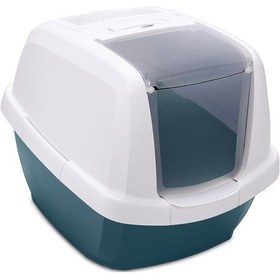 Resim Imac Maddy Kapalı Kedi Tuvaleti Petrol Zengemtr - 99 Mavisi 65x47,5x47,5cm 