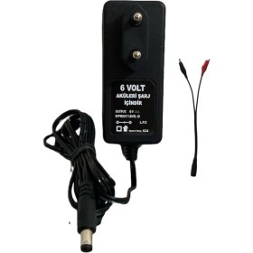 Resim Ncpline 6 Volt Pilsan Oyuncak Araç Aküsü Için Şarj Aleti Adaptörü Cihazı 
