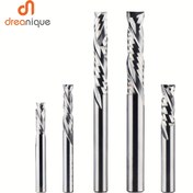 Resim 1 Adet Dreanique CNC Sıkıştırma Freze Uçları UP & DOWN Kesim 2 Kanallı, 1/8 inç, 4mm, 5mm, 6mm, 1/4 inç, 8mm, 10mm, 12mm, 1/2 İnç Spiral Karbür Freze Ucu, Ahşap İşleme Bitleri Son Freze Ucu 