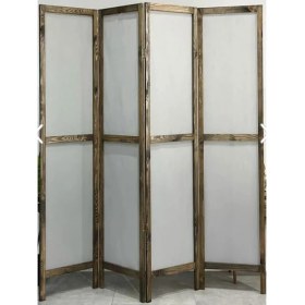 Resim Aşkın Parti Evi Paravan Seperatör Orta Çıtalı 4 Kanatlı En 200CM Yükseklik 160CM Panel Kumaş Paravan 