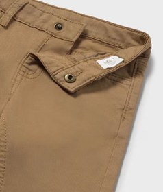 Resim Mayoral Erkek Bebek Slimfit Keten Pantolon Kahverengi - 4 Yaş 