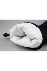 Resim Epinox Ikili Siyah Silikon Mutfak Eldiveni - Yanmaz Eldiven 41.5 cm 