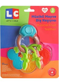 Resim Let's Be Child Müzikli Meyve Dişlik & Çıngırak LC-30928 Çok Renkli 