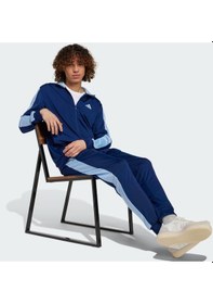 Resim Adidas Sportswear Basic Tricot Colorblock Ts Erkek Eşofman Takımı Jı8898 Mavi 