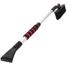 Resim 85 Cm Buz Kırıcı Araç Kar Temizleme Fırçası Kırmızı Gri 