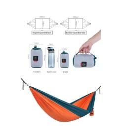 Resim Naturehike Ulta Light Tek Kişilik Hamak Turuncu Turuncu 