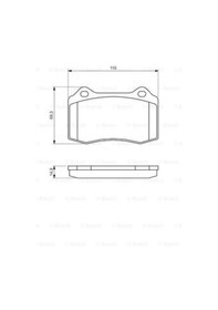 Resim Peugeot 208 1.5Hdi 2017-2022 Bosch Ön Balata N11.2874 