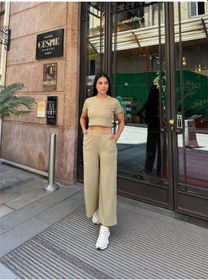 Resim WeShaya Vizon Modal Esnek Kumaş Bisiklet Yaka Takım Vizon 
