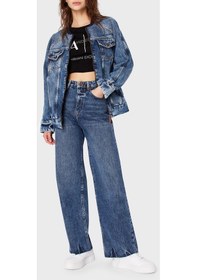 Resim Armani Exchange Bayan Kot Pantolon 3dyj38 Y16ez 1500 Mavi 