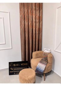 Resim Nivemeshome Pera V-5305 1/3 Sık Pileli Fon Perde Apm Çok Renkli 