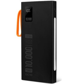 Resim Powerway Qc10-pd 10.000 Mah Dahili Kablolu Ve Fenerli Hızlı Şarj Power Bank Diğer 